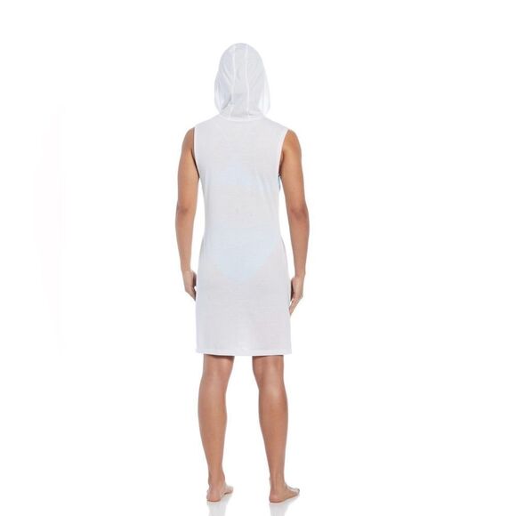 Nike Essential Sleeveless Hooded Swim Cover-Up Dress- Size Large - Picture 3 of 11